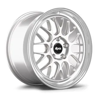 Apex ML-10RT Forged BMW Wheel 18X9.5 ET22 (5x120 / 72.56) - Machined Lip Race Silver